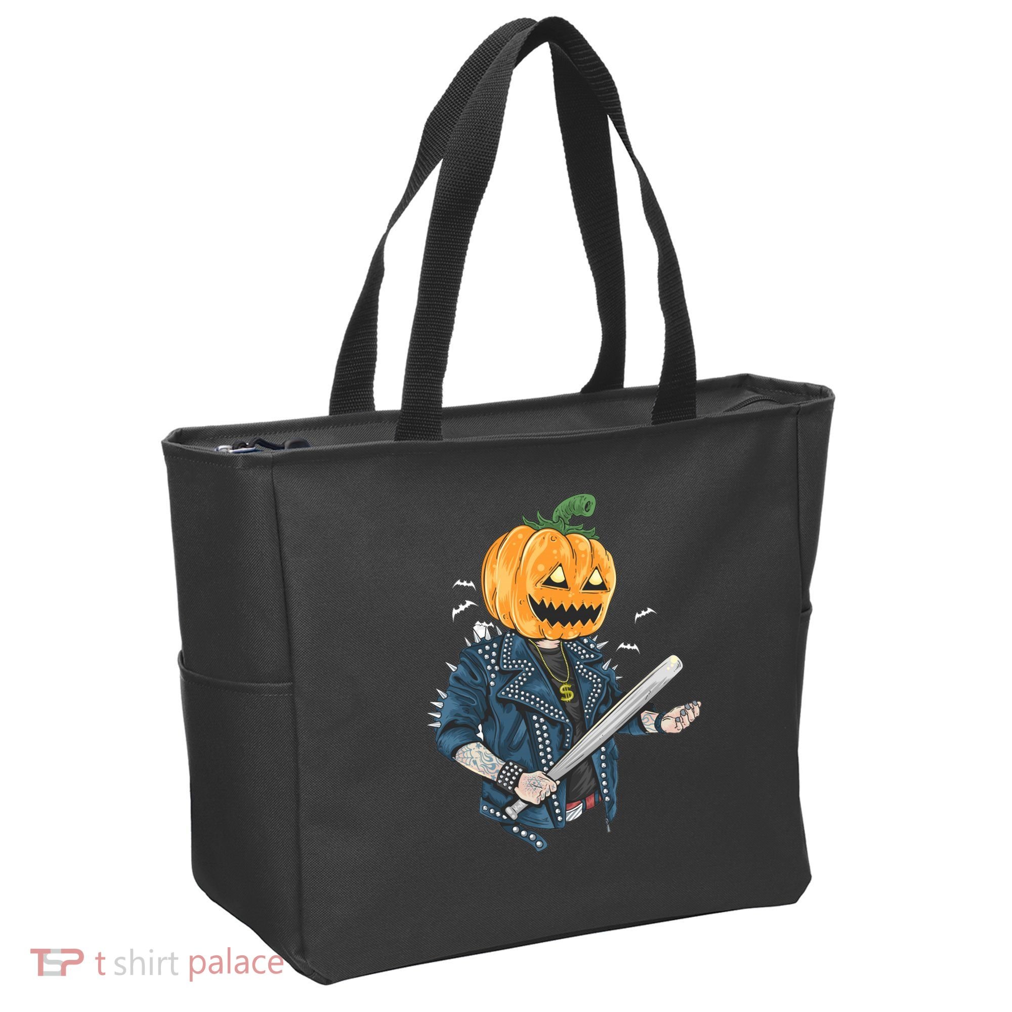 Jack O Lantern Gangster Gang Tote Bag