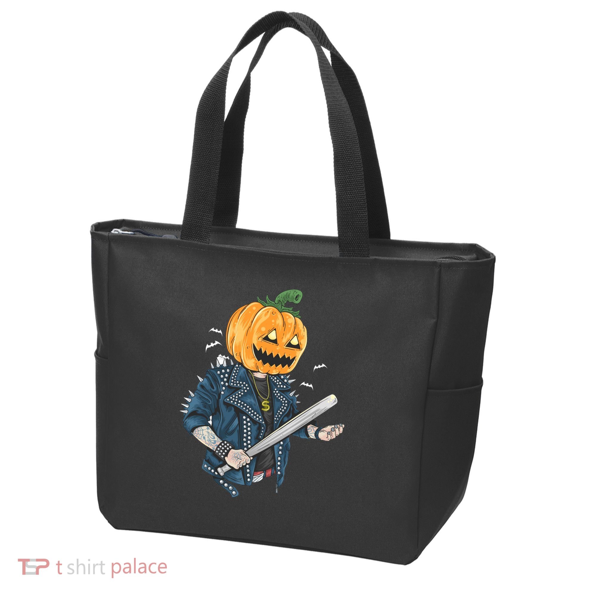 Jack O Lantern Gangster Gang Tote Bag