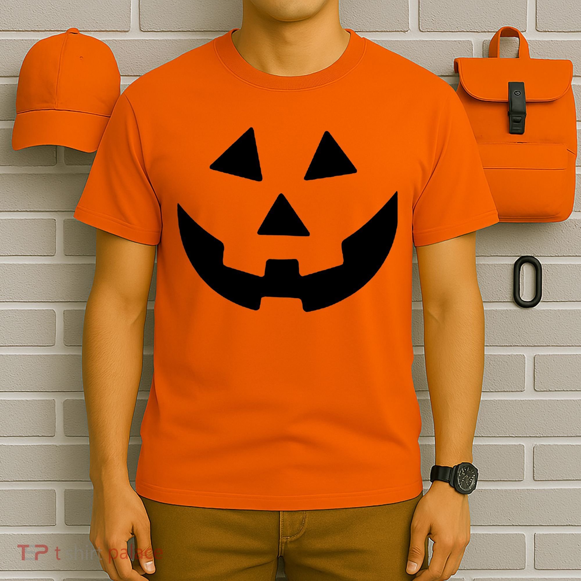 Jack O Lantern Pumpkin Halloween Costume T-Shirt