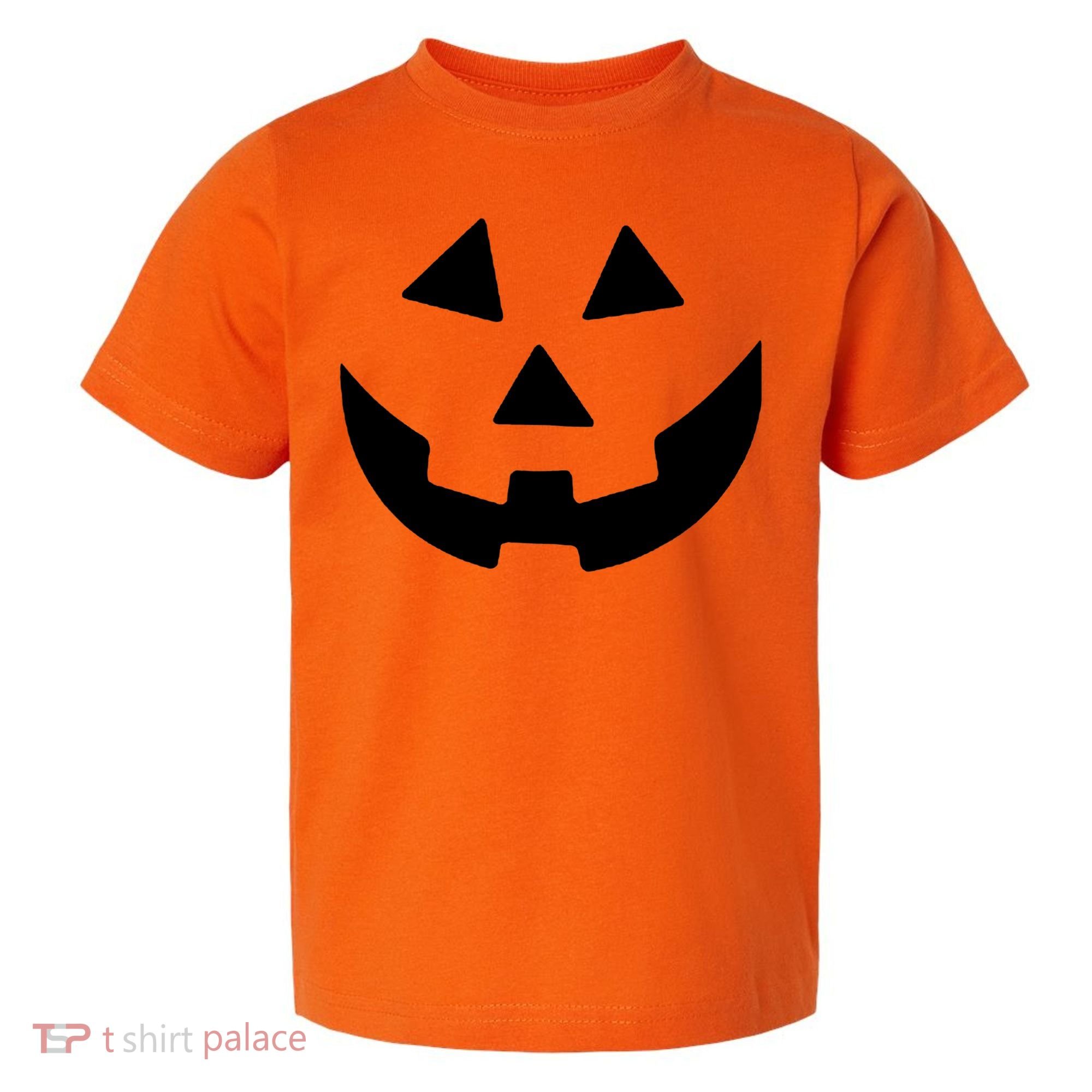 Jack O Lantern Pumpkin Halloween Costume Toddler T-Shirt
