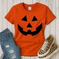 Jack O Lantern Pumpkin Halloween Costume Women's T-Shirt thumb 3