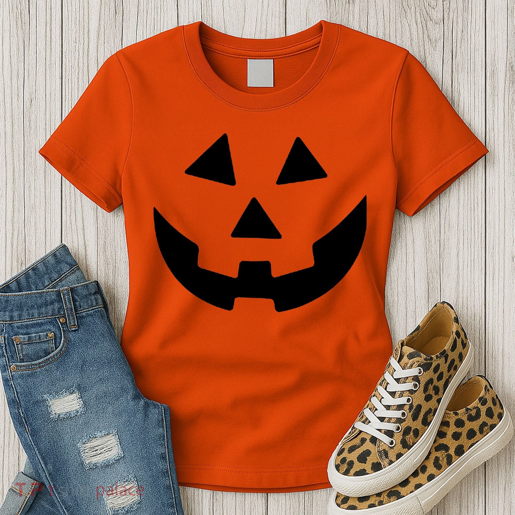 Jack O Lantern Pumpkin Halloween Costume Women's T-Shirt