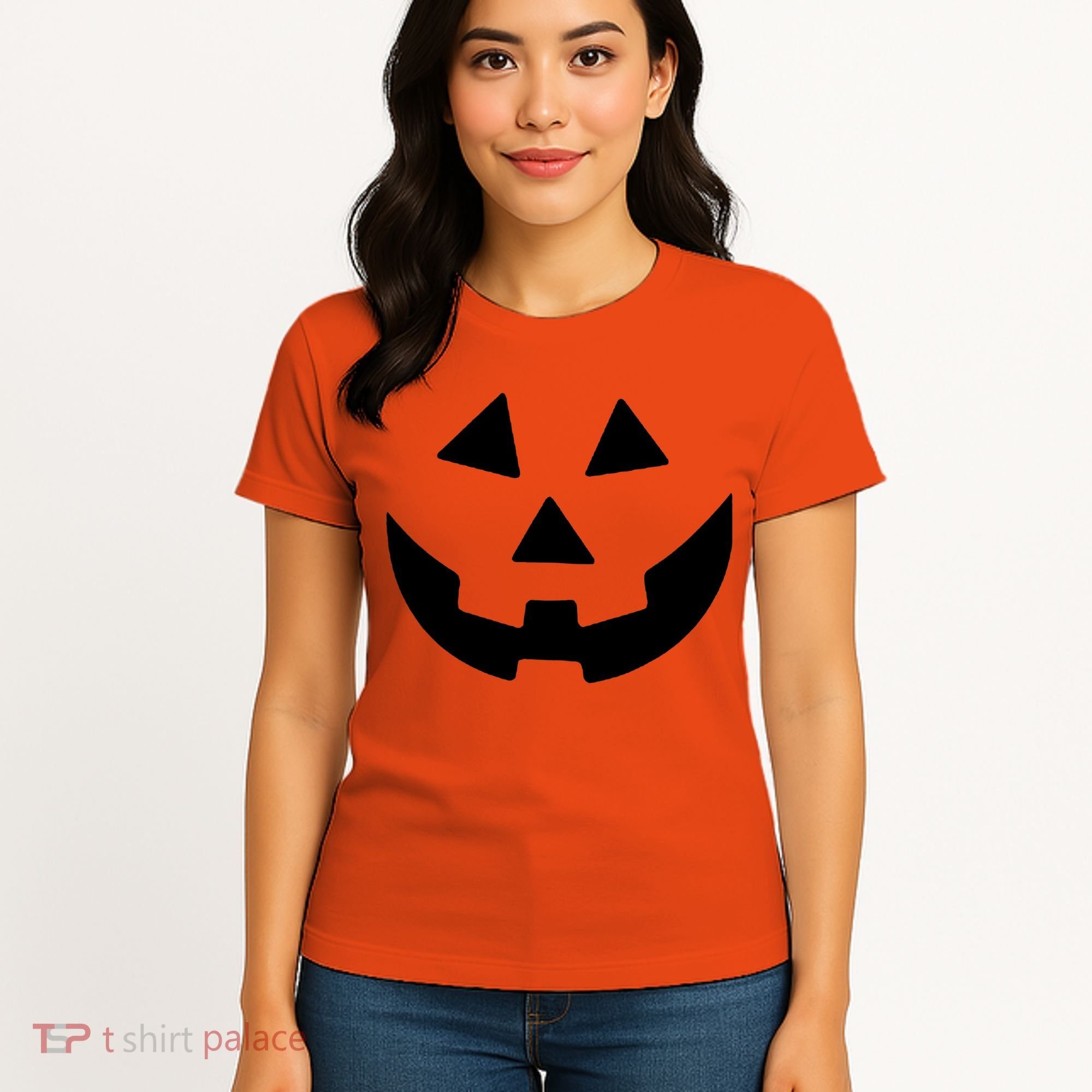 Jack O Lantern Pumpkin Halloween Costume Women's T-Shirt