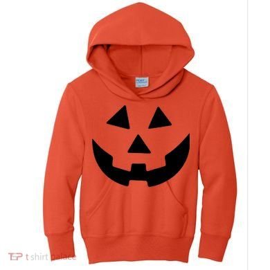 Jack O Lantern Pumpkin Halloween Costume Kids Hoodie