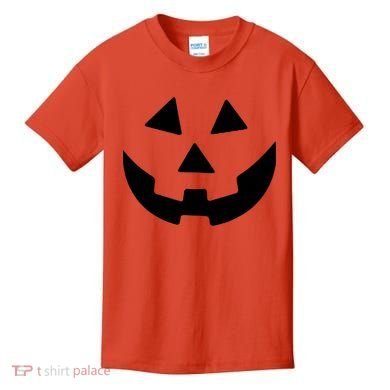 Jack O Lantern Pumpkin Halloween Costume Kids T-Shirt