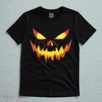 Jack O Lantern Face Pumpkin Scary Halloween Costume Funny T-Shirt thumb 5