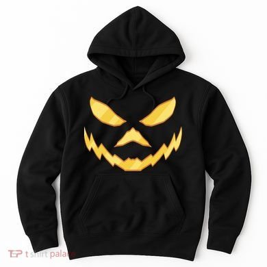 Jack O Lantern Face Halloween Spooky Hoodie