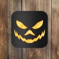 Jack O Lantern Face Halloween Spooky Coaster thumb 0