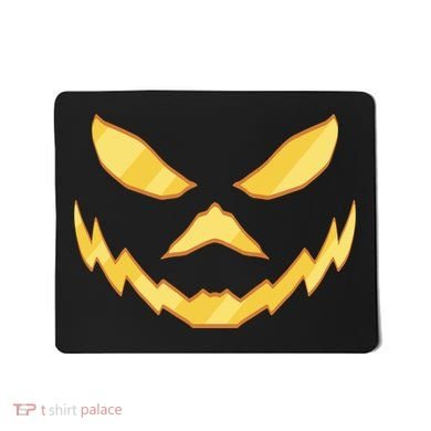 Jack O Lantern Face Halloween Spooky Mousepad