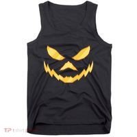 Jack O Lantern Face Halloween Spooky Tank Top thumb 0