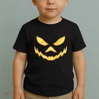 Jack O Lantern Face Halloween Spooky Toddler T-Shirt thumb 2