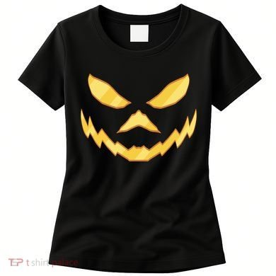 Jack O Lantern Face Halloween Spooky Women's T-Shirt