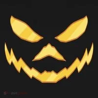 Jack O Lantern Face Halloween Spooky Women's T-Shirt thumb 6