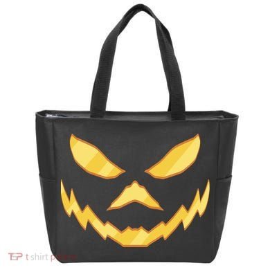 Jack O Lantern Face Halloween Spooky Tote Bag