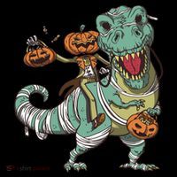 Jack O Lantern Riding T Rex Coffee Mug thumb 5