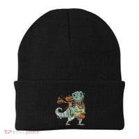 Jack O Lantern Riding T Rex Beanie thumb 0