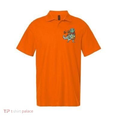 Jack O Lantern Riding T Rex Polo
