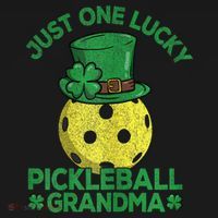 Just One Lucky Pickleball Grandma St Patricks Day Doggie Tank thumb 4