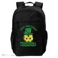 Just One Lucky Pickleball Grandma St Patricks Day Backpack thumb 0