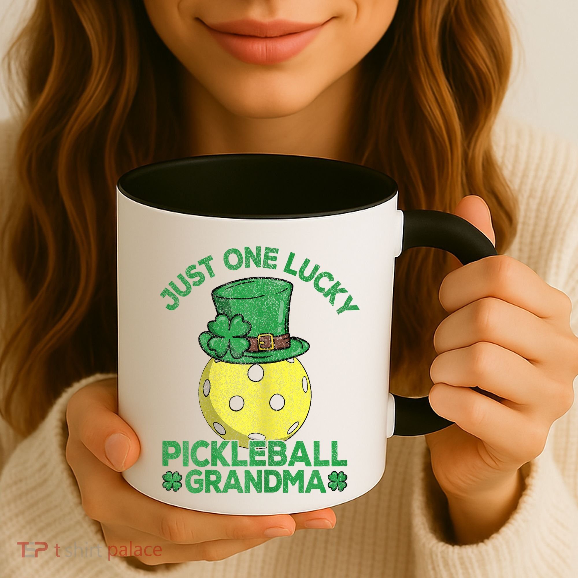 Just One Lucky Pickleball Grandma St Patricks Day Coffee Mug