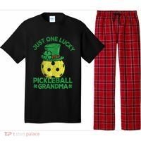 Just One Lucky Pickleball Grandma St Patricks Day Pajama Set thumb 0