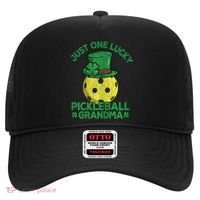 Just One Lucky Pickleball Grandma St Patricks Day Hat thumb 0