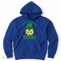 Just One Lucky Pickleball Grandma St Patricks Day Hoodie thumb 0