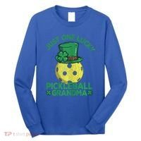 Just One Lucky Pickleball Grandma St Patricks Day Long Sleeve Shirt thumb 0