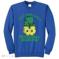 Just One Lucky Pickleball Grandma St Patricks Day Sweatshirt thumb 0