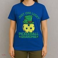 Just One Lucky Pickleball Grandma St Patricks Day T-Shirt thumb 4