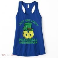 Just One Lucky Pickleball Grandma St Patricks Day Women's Tank Top thumb 0