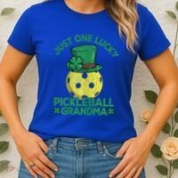 Just One Lucky Pickleball Grandma St Patricks Day Women's T-Shirt thumb 2