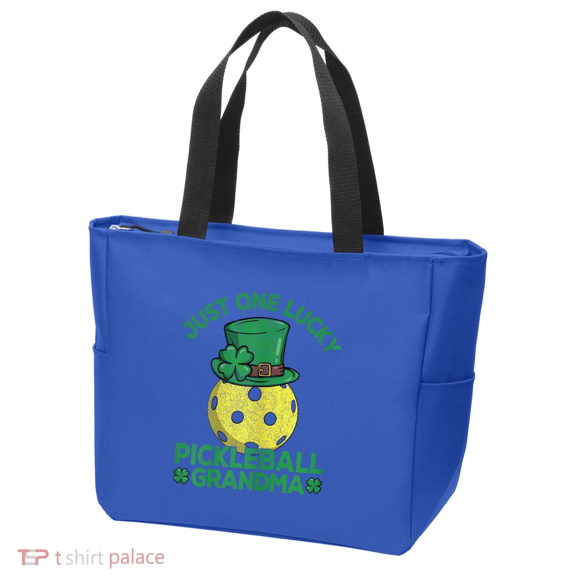 Just One Lucky Pickleball Grandma St Patricks Day Tote Bag