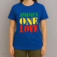 Jamaica One Love Unisex Great Gift Rasta Colors Reggae T-Shirt thumb 4