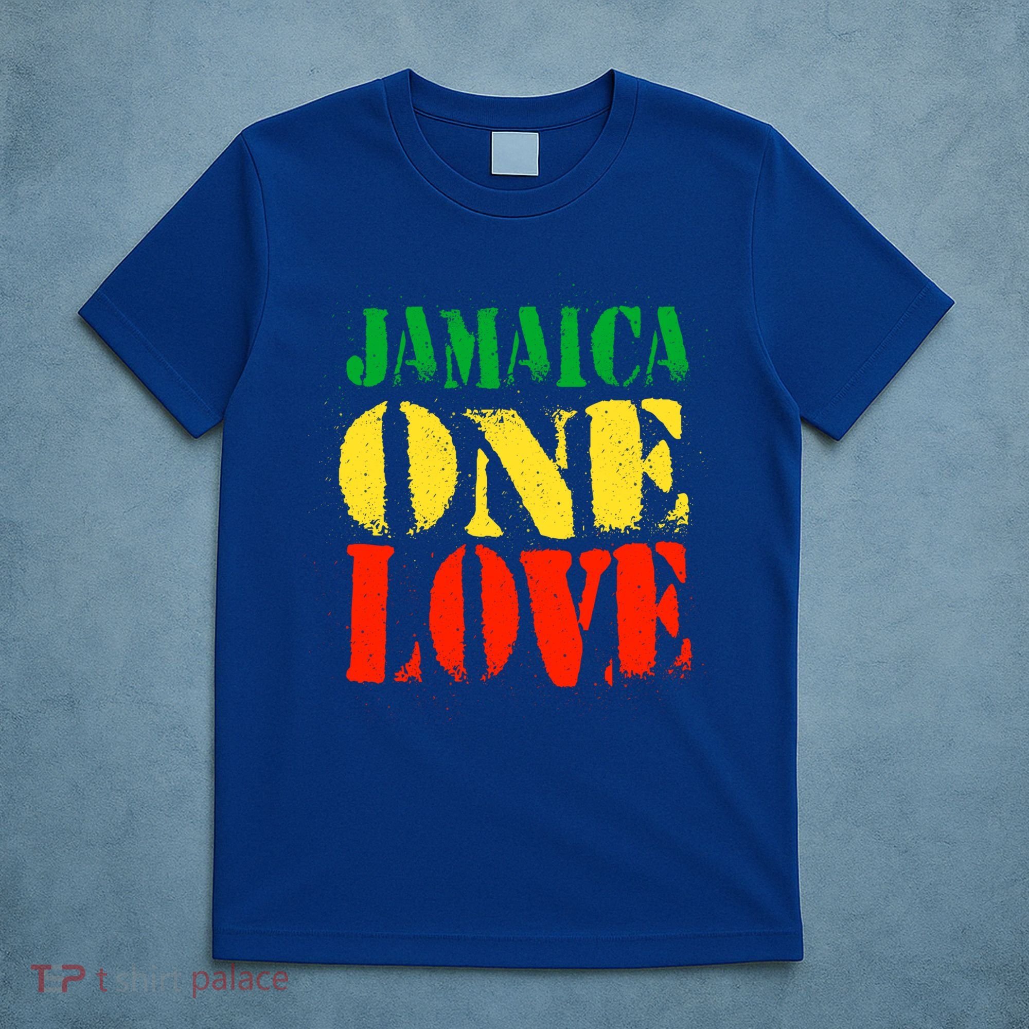 Jamaica One Love Unisex Great Gift Rasta Colors Reggae T-Shirt