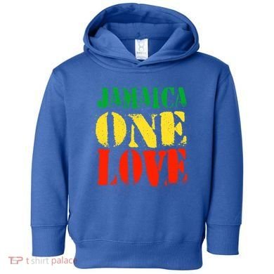 Jamaica One Love Unisex Great Gift Rasta Colors Reggae Toddler Hoodie