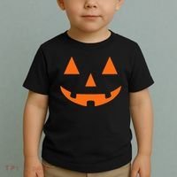JACK O LANTERN PUMPKIN Costumes For Halloween Toddler T-Shirt thumb 2
