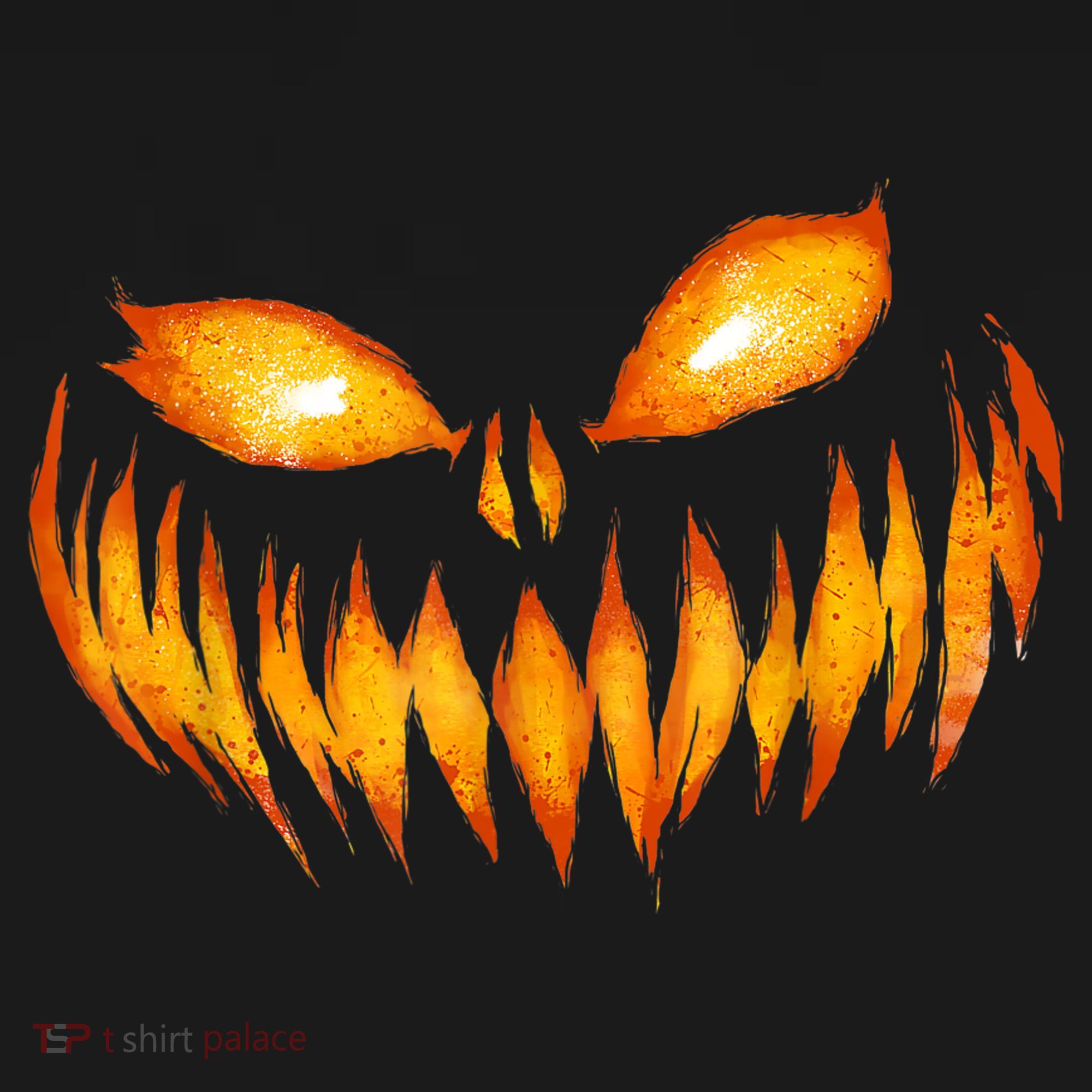 Jack O Lantern Scary Carved Pumpkin Face Halloween Mousepad