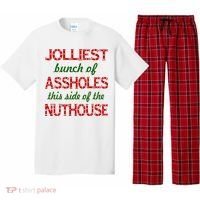 Jolliest Bunch of Assholes On This Side Nuthouse Pajama Set thumb 0