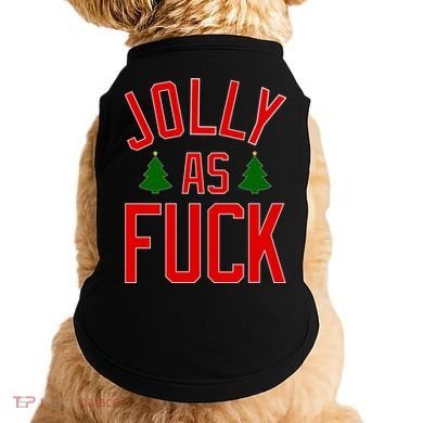 Jolly AF Funny Christmas Doggie Tank