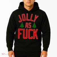 Jolly AF Funny Christmas Hoodie thumb 2