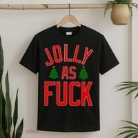 Jolly AF Funny Christmas T-Shirt thumb 2