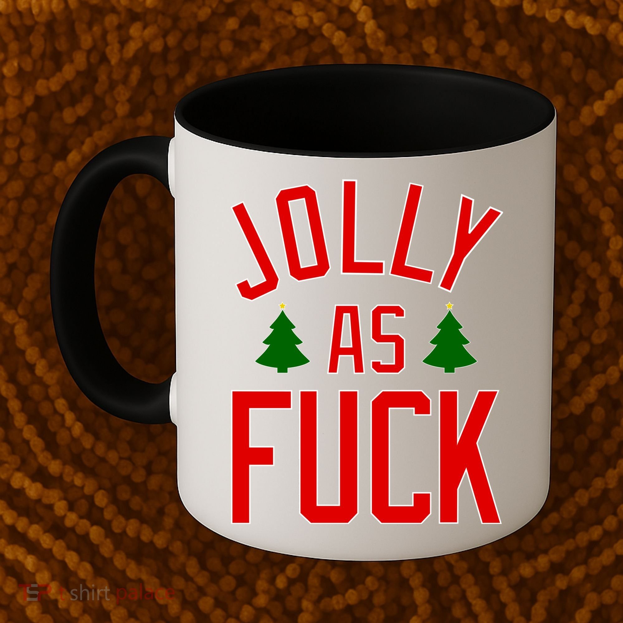 Jolly AF Funny Christmas Coffee Mug