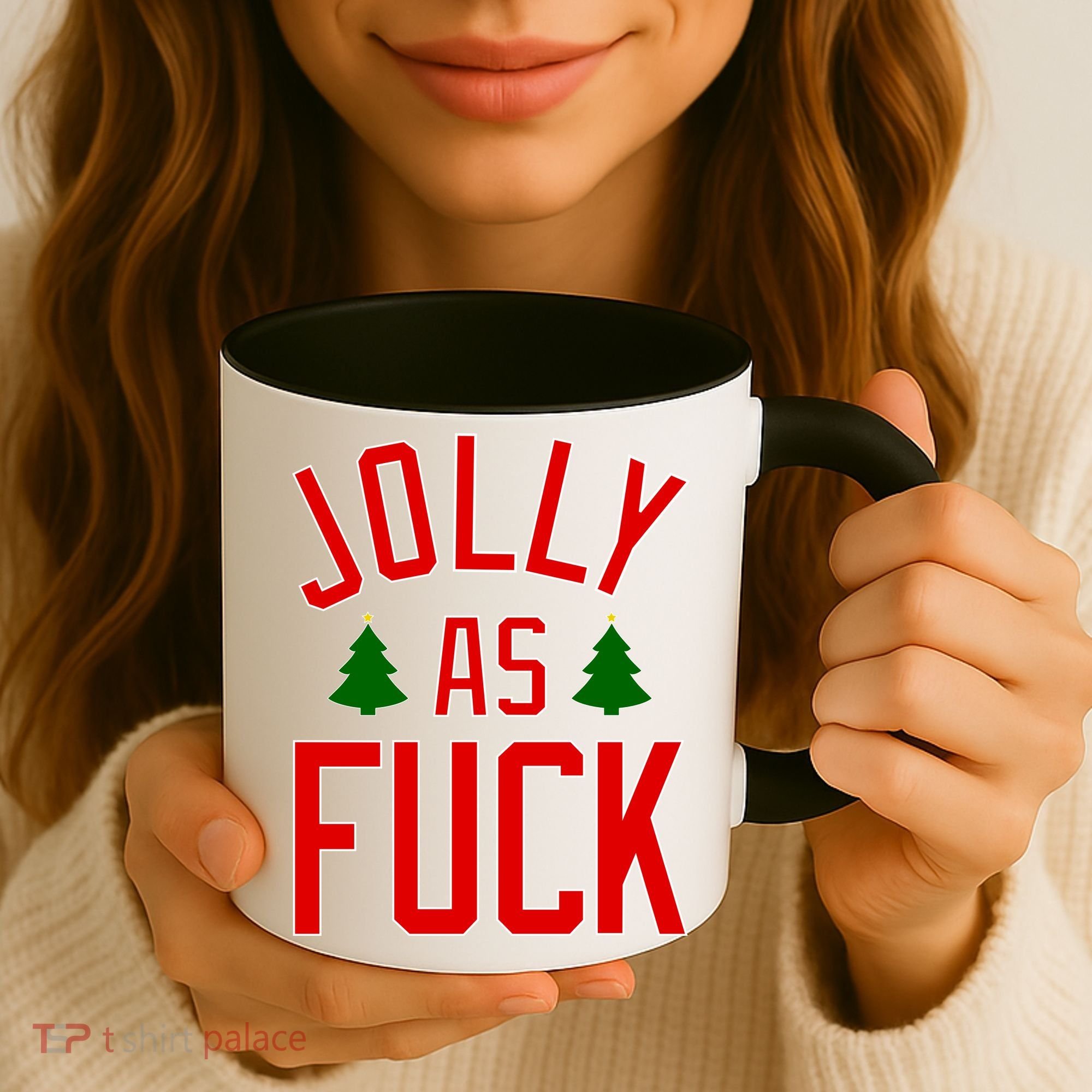 Jolly AF Funny Christmas Coffee Mug
