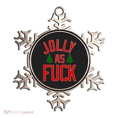 Jolly AF Funny Christmas Ornament