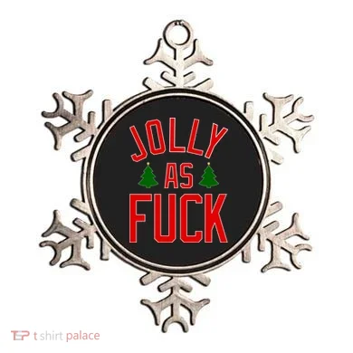 Jolly AF Funny Christmas Ornament