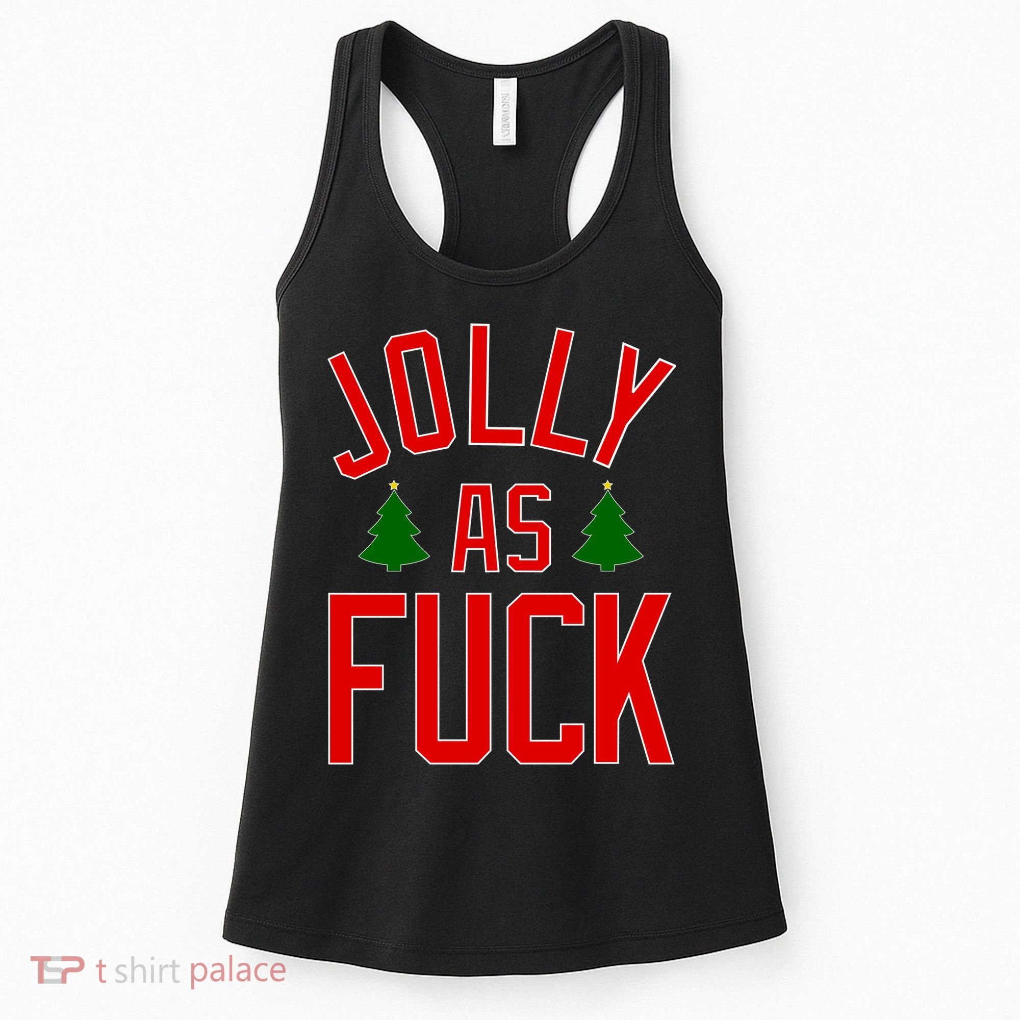 Jolly AF Funny Christmas Women's Tank Top