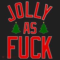 Jolly AF Funny Christmas Hat thumb 2