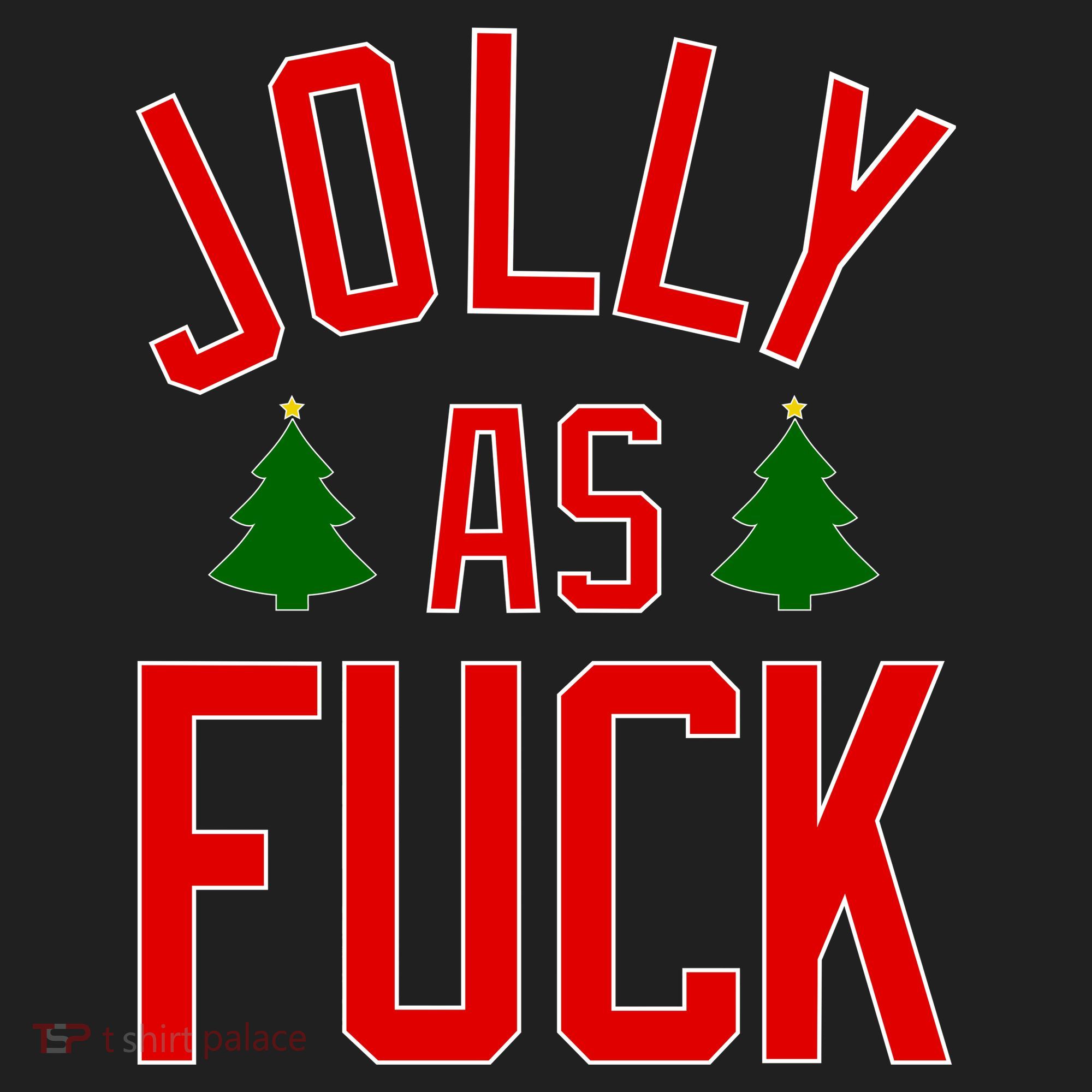 Jolly AF Funny Christmas Hat