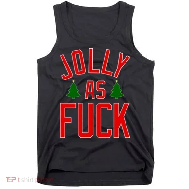 Jolly AF Funny Christmas Tank Top